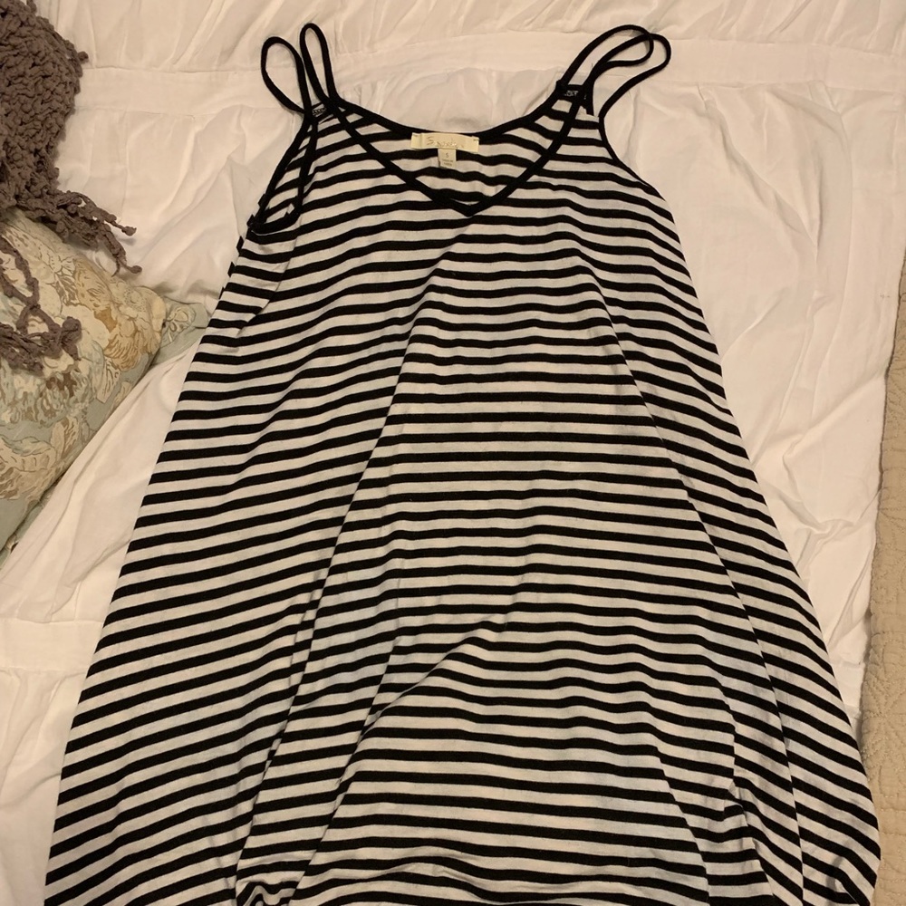 Striped swim cover up/ summer dress